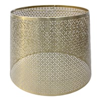 Found & Fable Gold Metal Medium Table Lamp Shade, 12x14x10