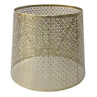 Found & Fable Gold Metal Small Table Lamp Shade, 9x11x9
