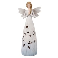 Blue Angel Outdoor Garden Statue, 14"