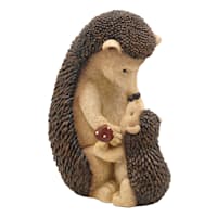 Hedgehogs Outdoor Garden Statue, 10"