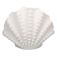 Ty Pennington Scallop Sandstone Outdoor LED Garden Statue, 10"