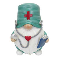 Doctor Gnome Outdoor Garden Statue, 7.5"