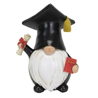Graduate Gnome Outdoor Garden Statue, 10"