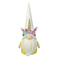 Unicorn Gnome Outdoor Garden Statue, 9"