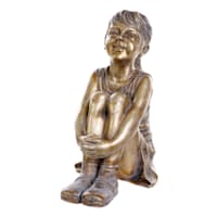 Girl Outdoor Garden Statue, 15"