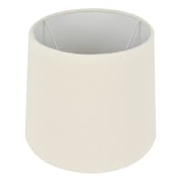Crosby St. White Boucle Small Table Lamp Shade, 9x11x9