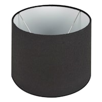Crosby St. Black Boucle Medium Table Lamp Shade, 12x14x10