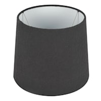 Crosby St. Black Boucle Small Table Lamp Shade, 9x11x9