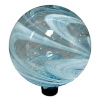 Glow in The Dark Blue Garden Gazing Ball, 10"