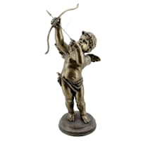Cupid Outdoor Garden Statue, 32"