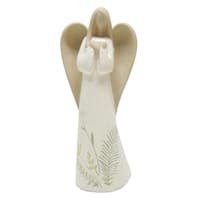 Angel Folded Hand Outdoor Garden Statue, 12"