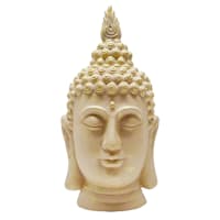 Found & Fable Buddha Head Outdoor Statue, 23"