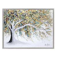Framed Tree Canvas Wall Art, 40x30
