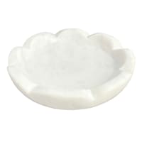 White Marble Trinket Tray, 4.5"