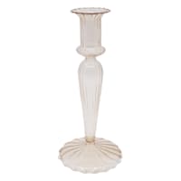 Providence Champagne Glass Taper Candle Holder, 8.5"