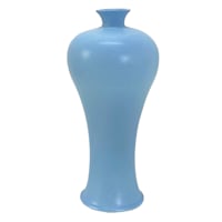 Providence Blue Ceramic Vase, 12.5"