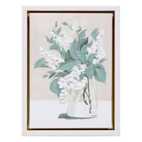 Flower Framed Canvas Art, 5x7