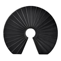 Crosby St. Black Round Arch Figurine, 9.5"