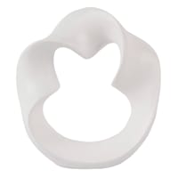 Crosby St. White Twisted Sculpture, 8.5"