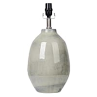 Honeybloom Green Ombre Reactive Glaze Medium Table Lamp Base, 17"