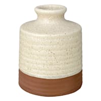 Honeybloom Two Tone Ceramic Vase, 5"
