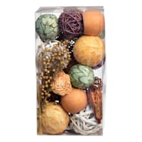 Purple & Orange Dried Orb Filler Mix