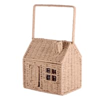Honeybloom Wicker House Storage Basket, 8x14