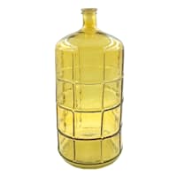 Honeybloom Honey Glass Pane Vase, 15.5"