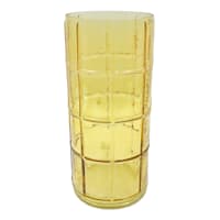 Honeybloom Honey Glass Pane Hurricane, 9"
