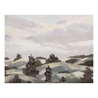 Honeybloom Hills Landscape Canvas, 9x7