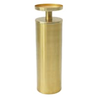 Crosby St. Gold Metal Candle Holder, 13x4
