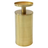 Crosby St. Gold Metal Candle Holder, 9x4