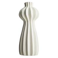 Crosby St. White Ceramic Vase, 3.5x8.7