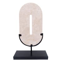 Crosby St. White Marble Stand, 10"