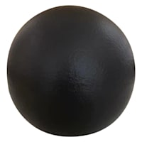 Black Ceramic Orb, 5"