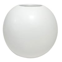 Crosby St. White Ceramic Orb Vase, 3"