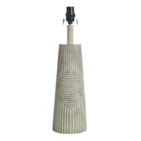 Found & Fable White Wash Geo Medium Table Base, 20"