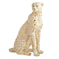 Found & Fable Leopard Outdoor Garden Statue, 32.5"