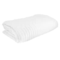 Crosby St. 3-Piece White Curved Line Quilt Set, Full/Queen