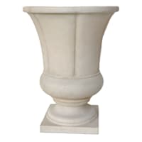 Isaac Polystone Tall Urn, 15"