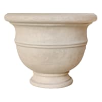 Isaac Polystone Urn, 19.7"