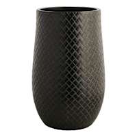Oxnard Tall Black Outdoor Planter, Extra Large