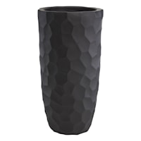 Crosby St. Elena Black Outdoor Planter, Small