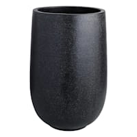 Crosby St. Black Terrazzo Cement Outdoor Planter, Extra Large