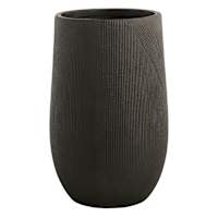 Crosby St. Clovis Black Tall Outdoor Planter, Large
