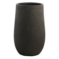Crosby St. Clovis Black Tall Outdoor Planter, Medium
