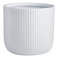 Crosby St. Addison White Outdoor Planter, Extra Large