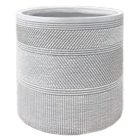 Found & Fable Austin White Outdoor Planter, Large