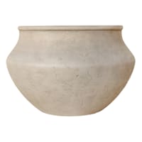 Honeybloom Dawson Polystone Bowl Planter, Medium