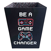 Kids Black Be A Game Changer Hard Sided Laundry Hamper